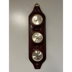 Vintage Pico Bello Weather Station German Barometric Temperature Hydrometer MCM